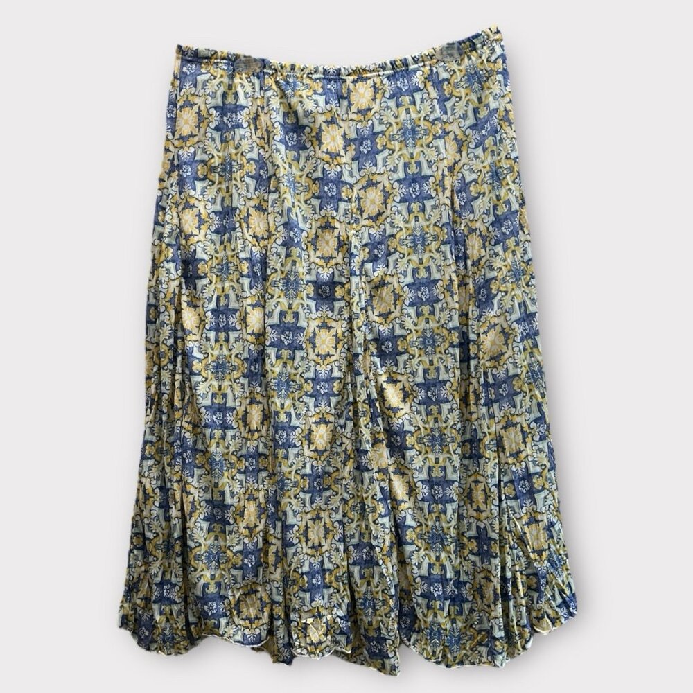 Zac & Rachel Womens Maxi Skirt Size 2X Fully Lined Summer Tropical Festival